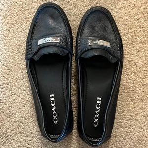 Coach Fredrica leather loafer flat